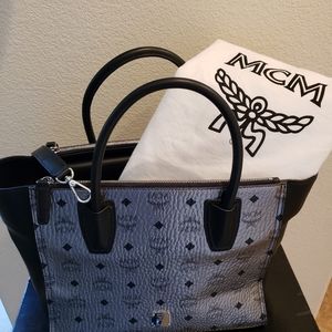 MCM Large Satchel Bag
